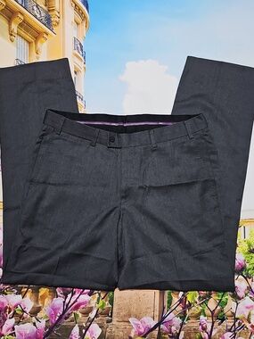 Hiltl Contemporary Gray Dress Pants Size 32